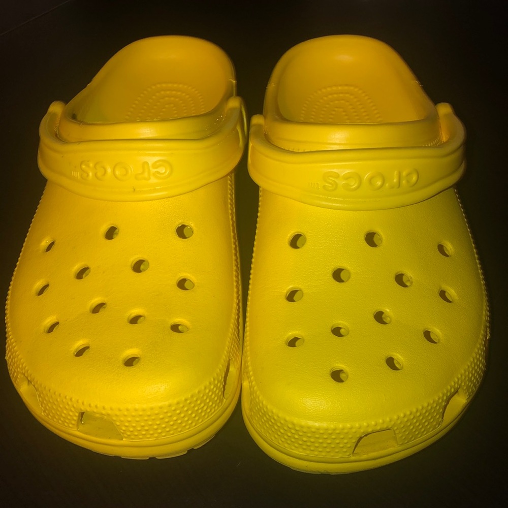 Yellow Crocs